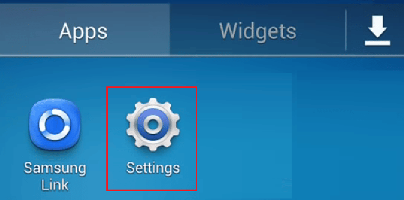 Tap on the Settings app | What is Samsung Driving Mode? | Samsung Galaxy S3 car mode