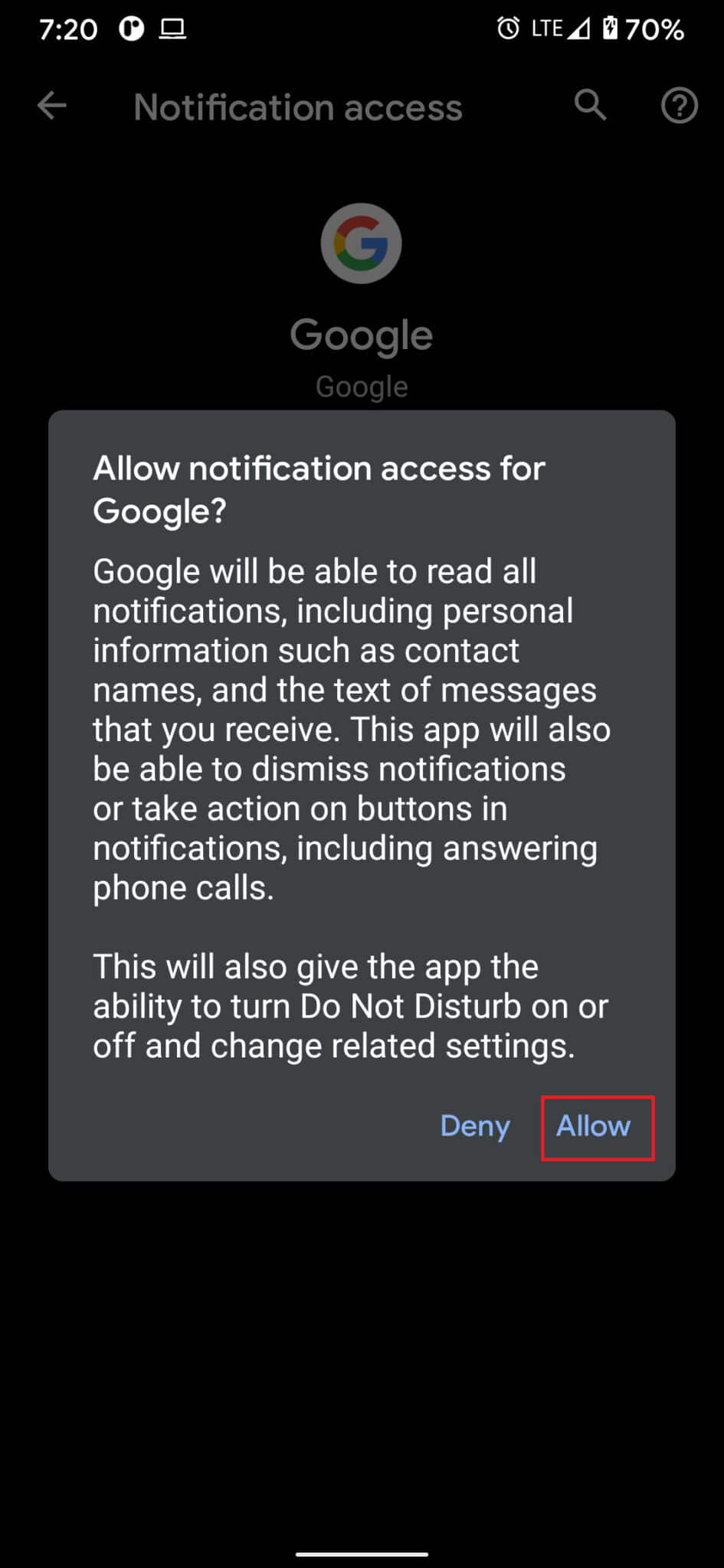Tap on ‘Allow’ if you want to move on. How to Use Text to Speech Android