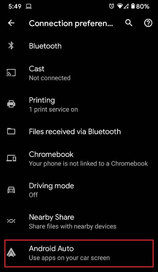 Tap on ‘Android Auto’ to continue | Fix Android Auto Not Working