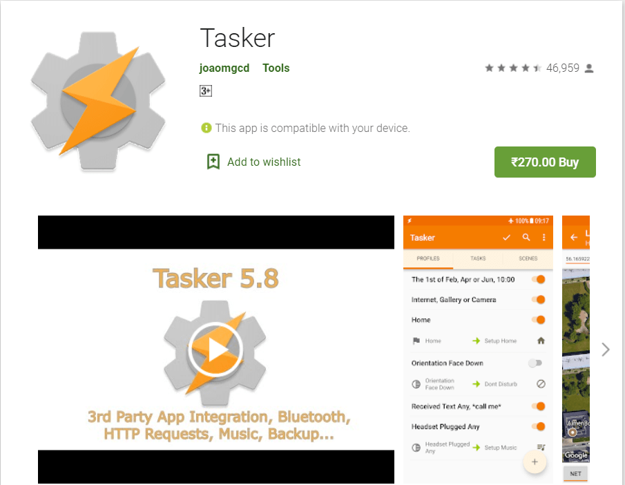 Tasker | Best Apps to Remote Control Android Phone from your PC