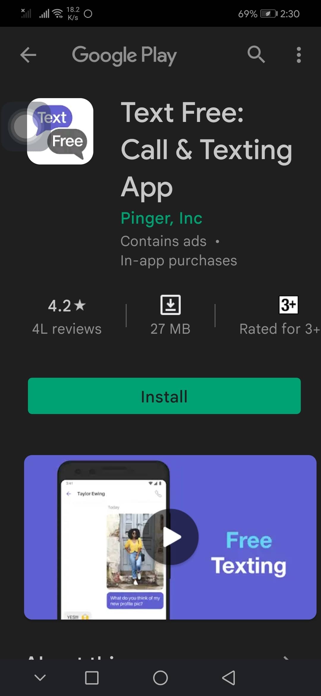 Бесплатное приложение Text для Android. Топ-30 лучших приложений для второго номера телефона