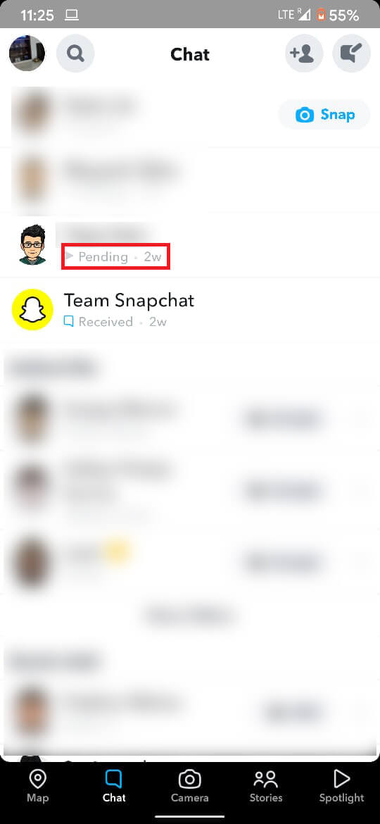 The Receiver has not Added you as a Friend | What Does Pending Mean On Snapchat