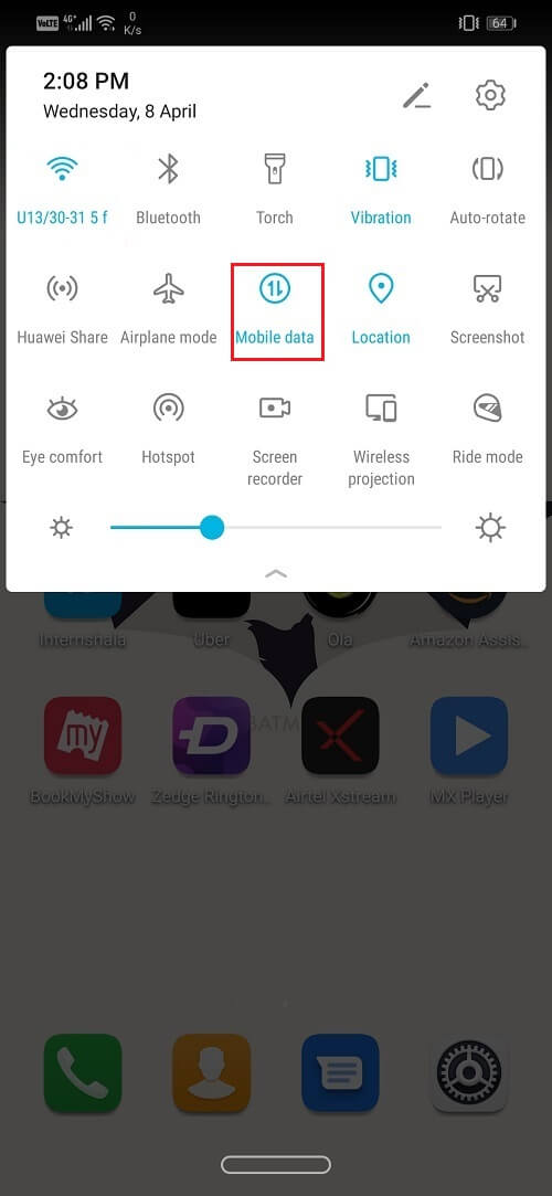 Turn off Mobile Data | Fix Android Connected To WiFi But No Internet