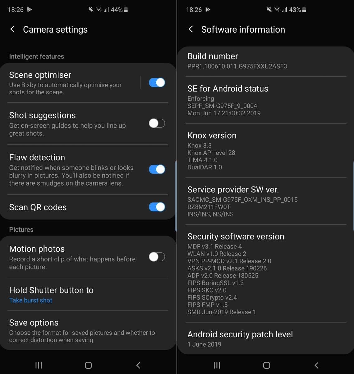 Turn on Scan QR Codes under Camera Settings (Samsung)