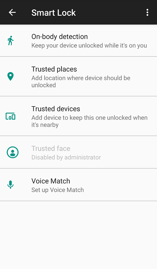 Unlock Android phone using Smart Lock