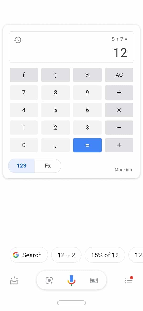 Use Google Assistant to Do simple Math problems
