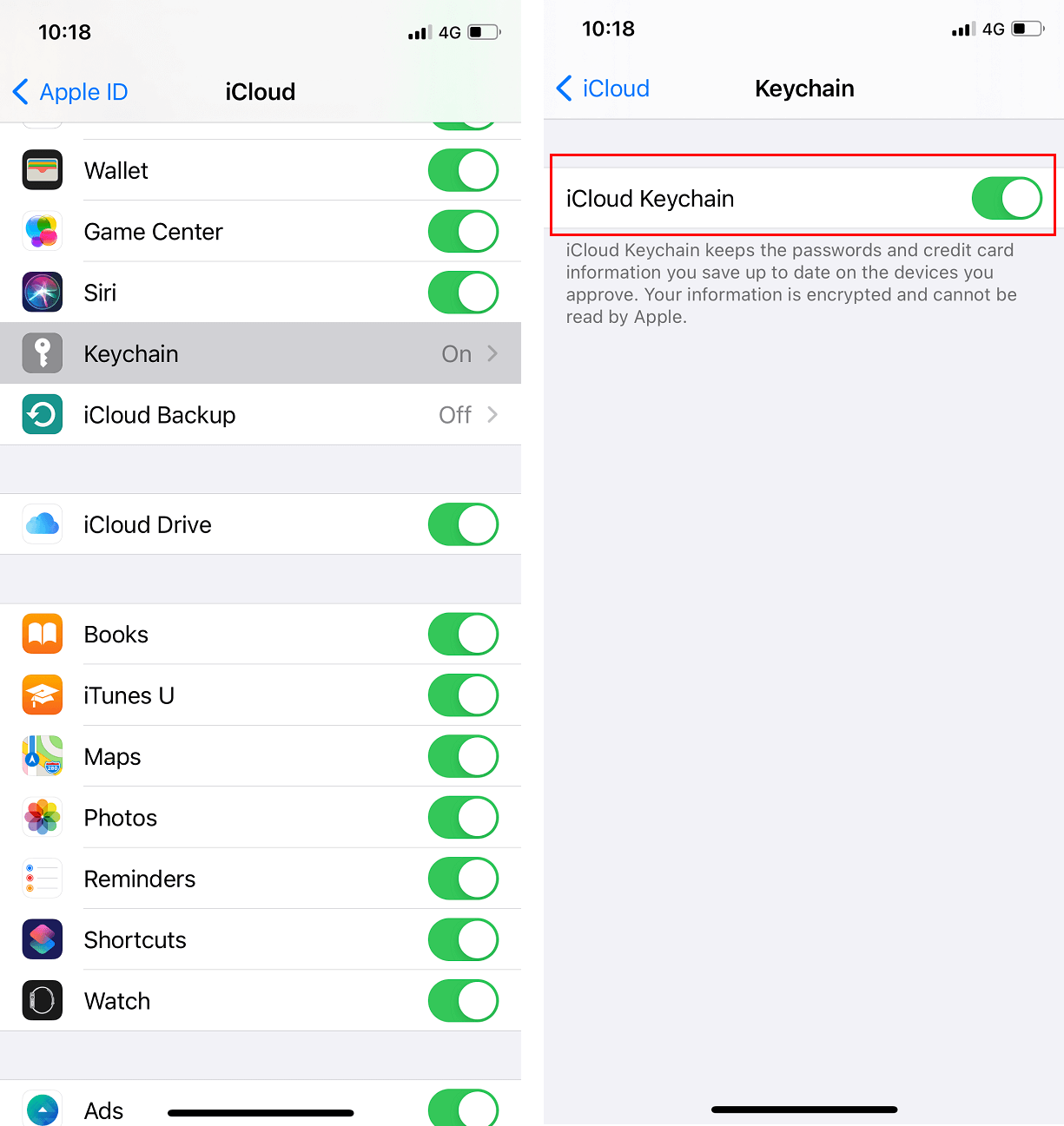 Ver contraseñas WiFi guardadas en iOS