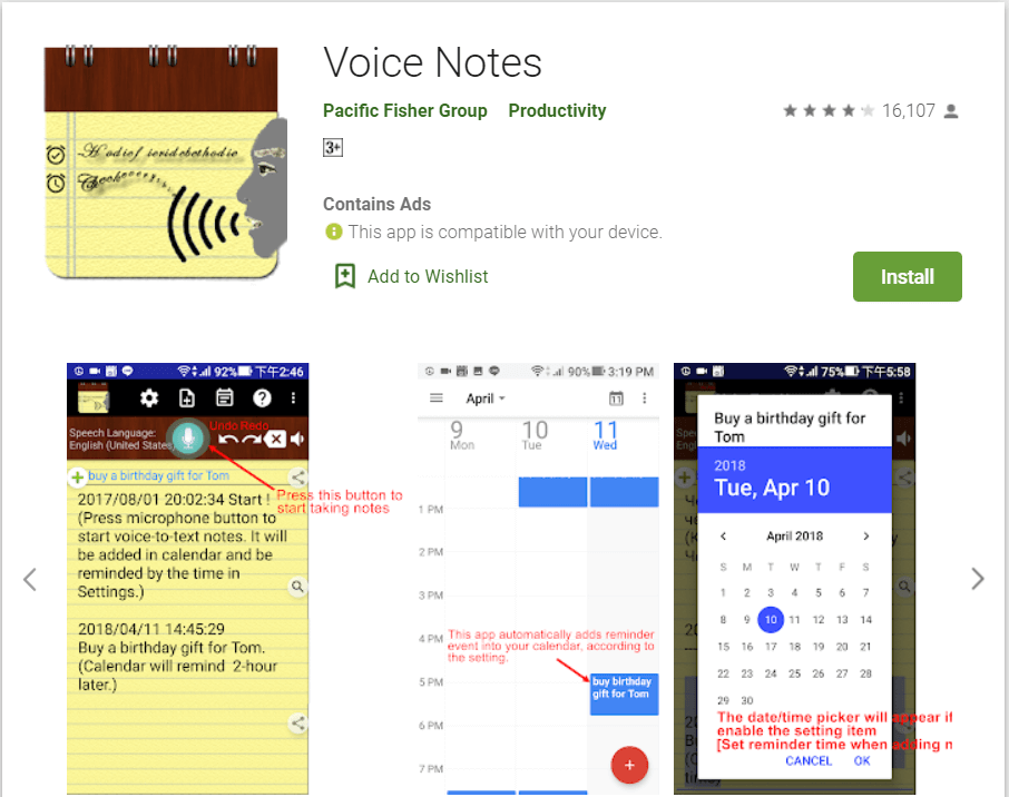 Voice Notes | Best Speech To Text Applications