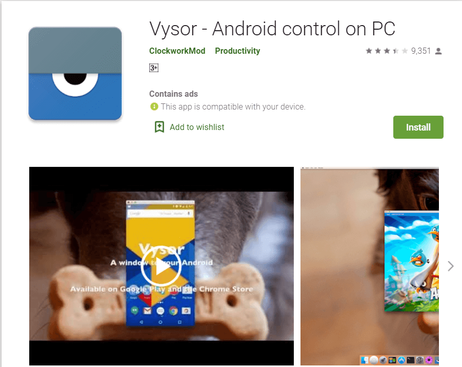 Vysor | Best Apps to Remote Control Android Phone from your PC