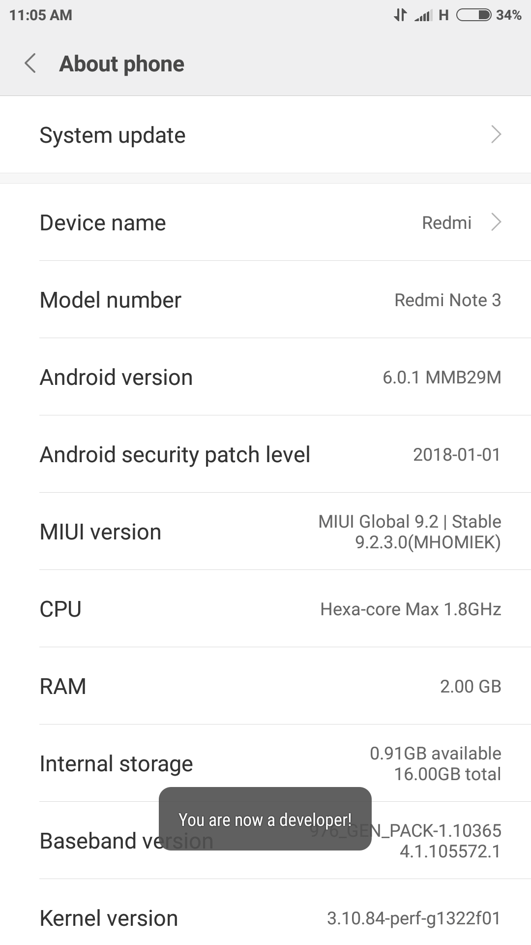 You can enable developer options by tapping 7-8 times on the build number in ‘About phone’ section