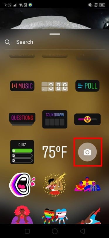 You will be able to view a symbol with a camera on it. Click on it.