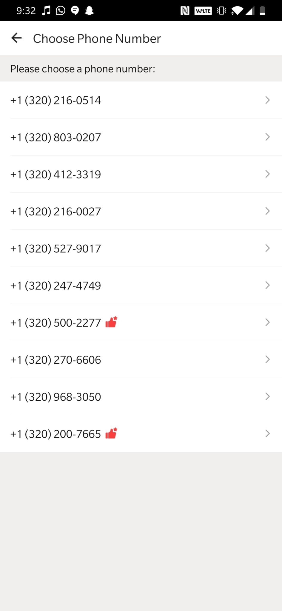 Se le proporcionará una lista de números de teléfono falsos disponibles. Cómo usar dos WhatsApp en un teléfono Android