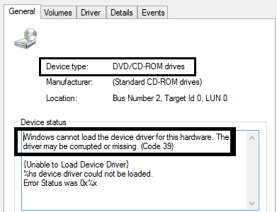 Fix Your CD or DVD drive is not recognized in Windows 10