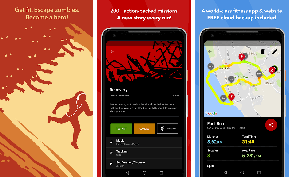 Zombies, Run App