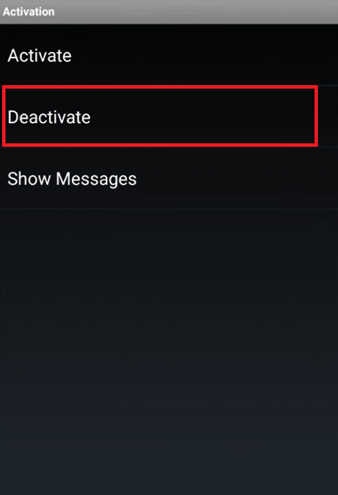Activation screen. How to Stop Flash Messages