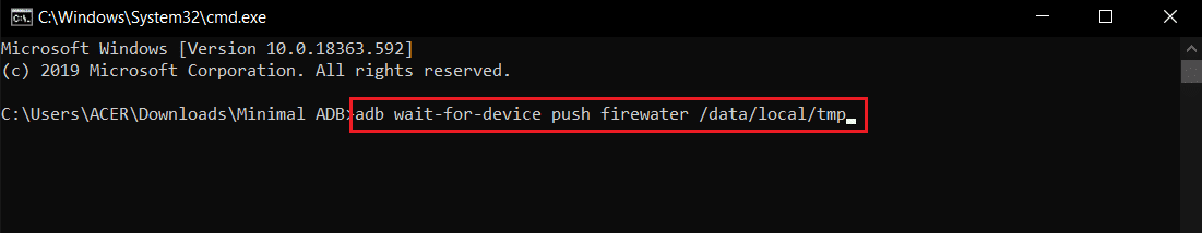 adb wait for device push firewate command in cmd or command prompt. What is HTC S-OFF