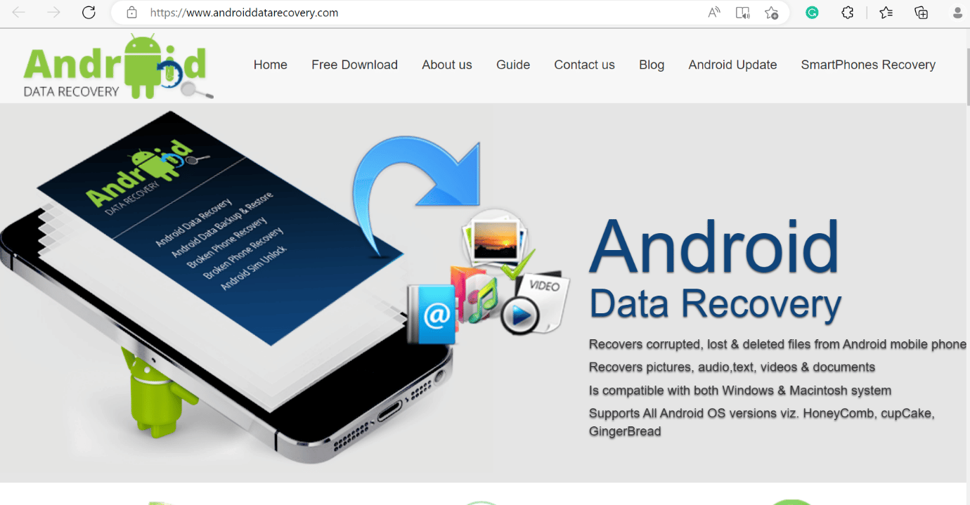 Android pre obnovu dát