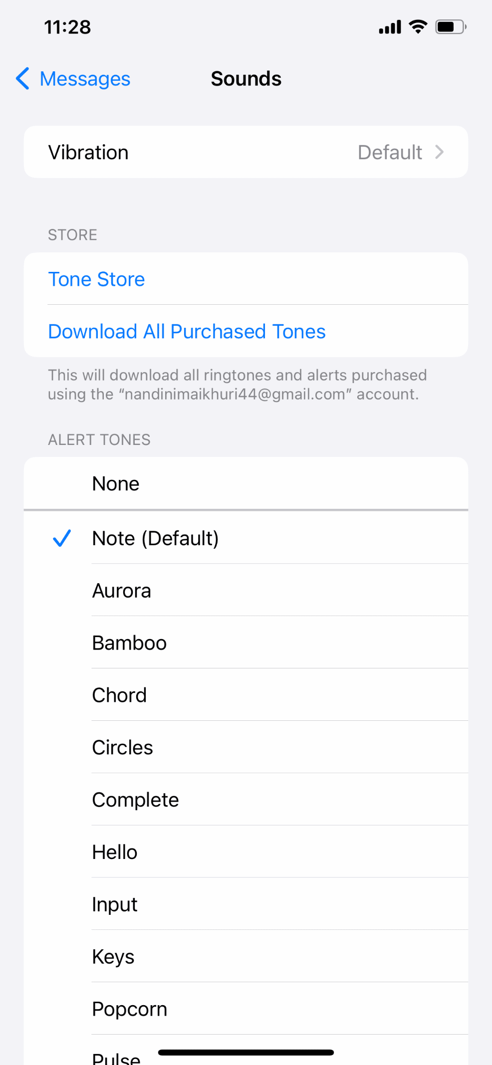 Choose a loud message tone by tapping Sounds | iOS 15 notification sound not working