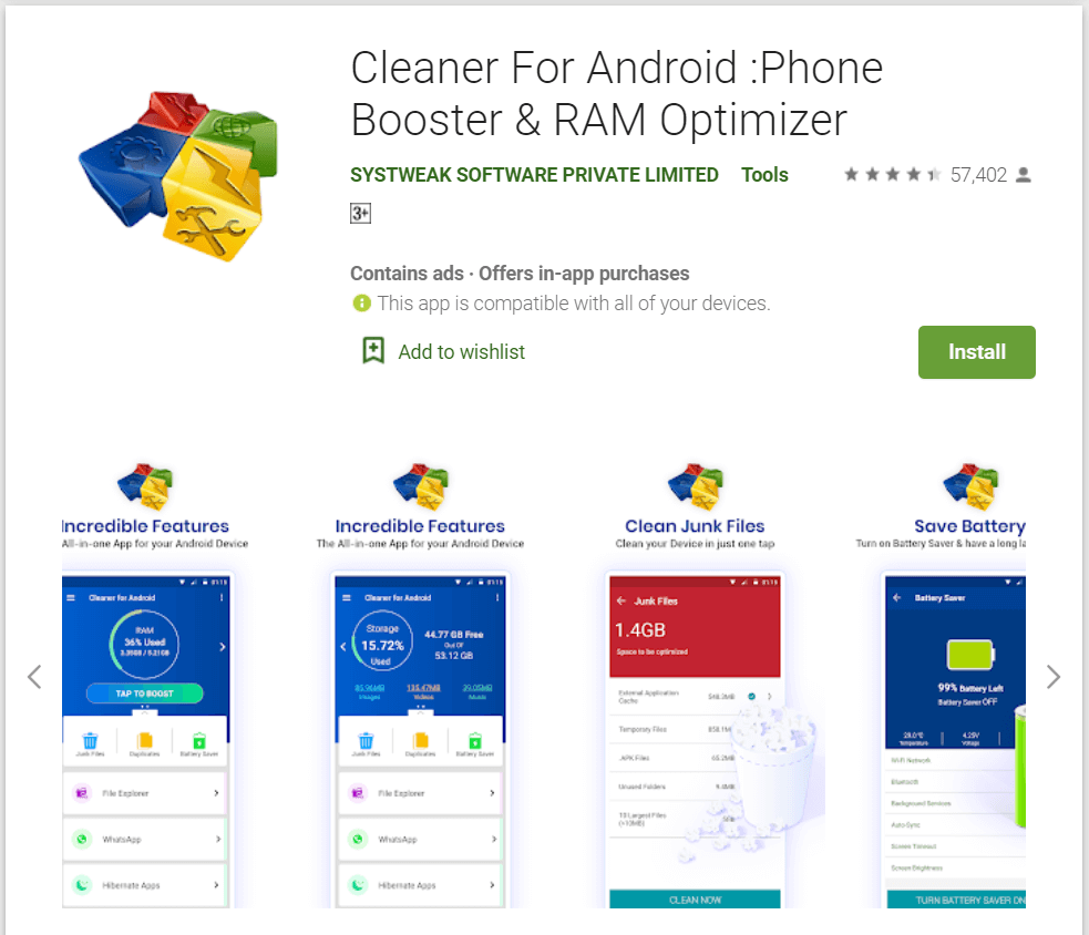 Cleaner for Android – Best ad-free cleaner
