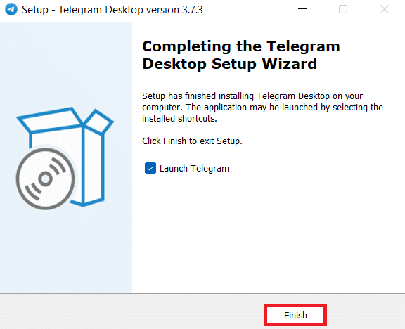 Click on Finish to launch the Telegram Desktop app. How to Create Telegram Account