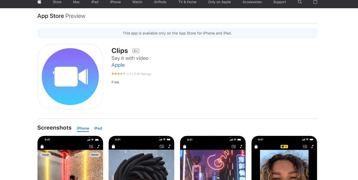 Clips. Top 50 Best Free iPhone Apps