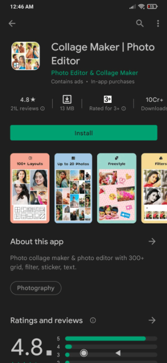 Collage Maker Photo Editor. Best Photo Collage App for Android