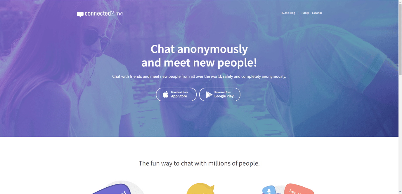 Connected2.me. Top Best Free Anonymous Chat Apps