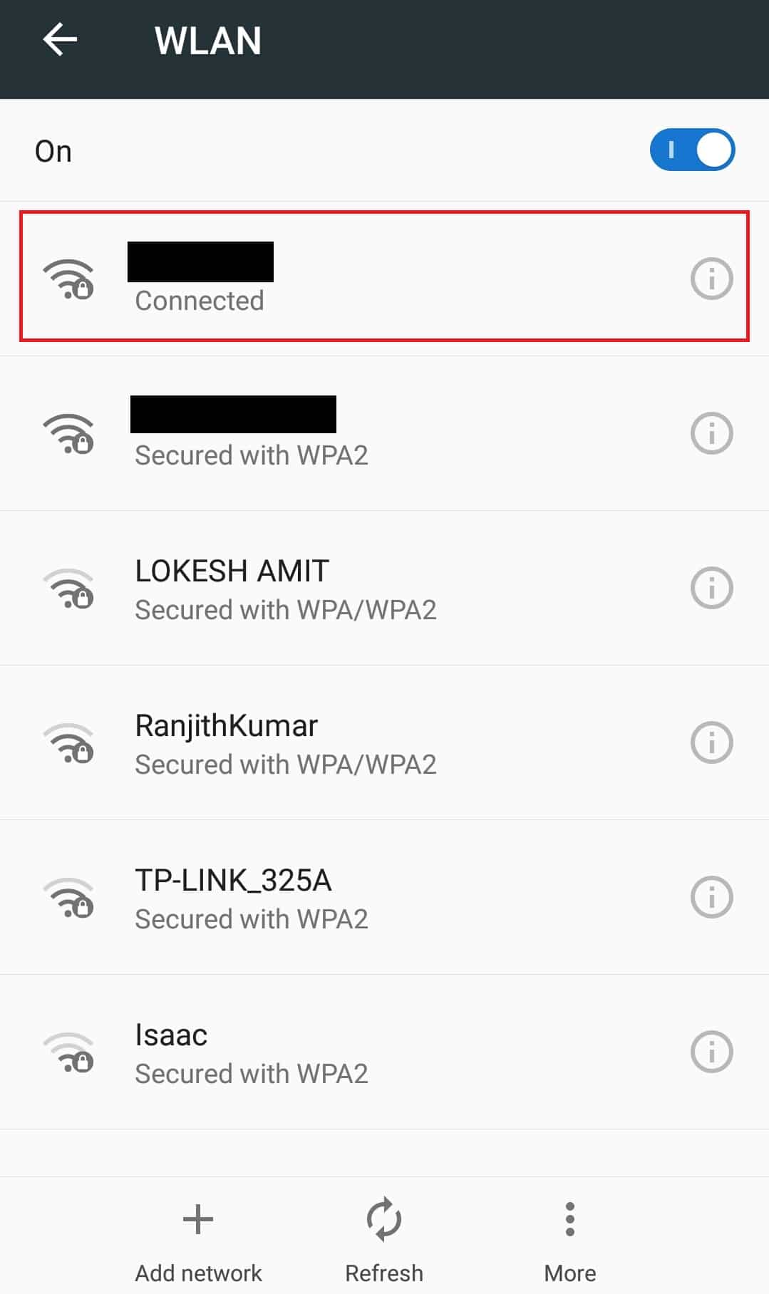 Conneted WiFi network. Fix YouTube Videos Not Playing on Android