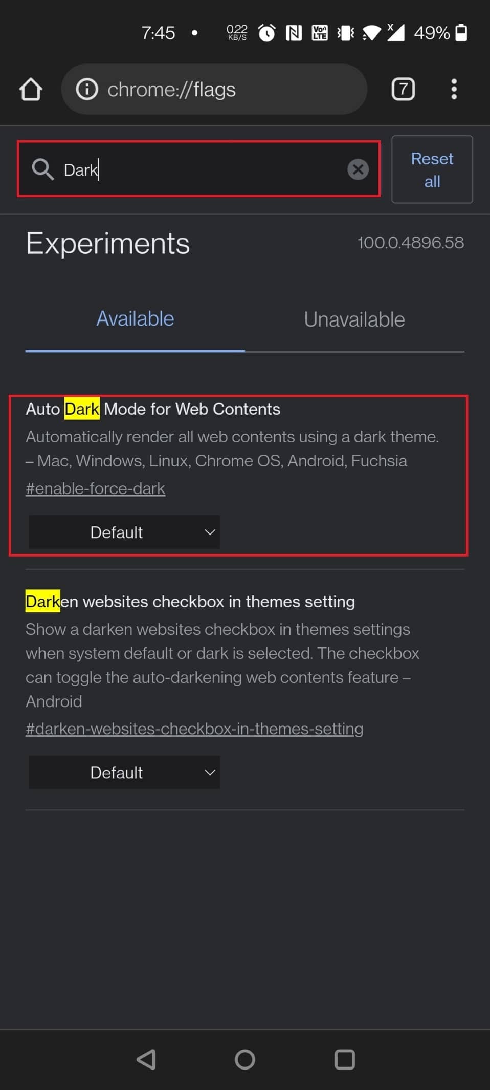 Dark Mode for Webpages