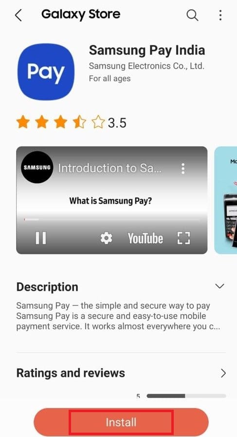 Download Samsung Pay from Galaxy Store. What Stores Accept Samsung Pay