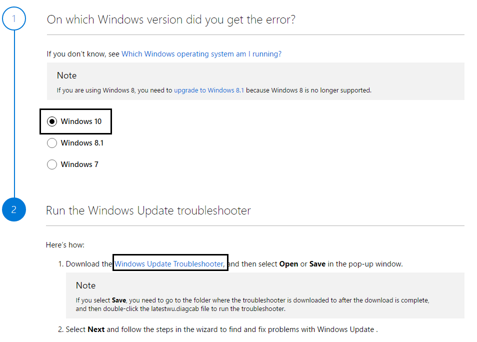 download windows update troubleshooter