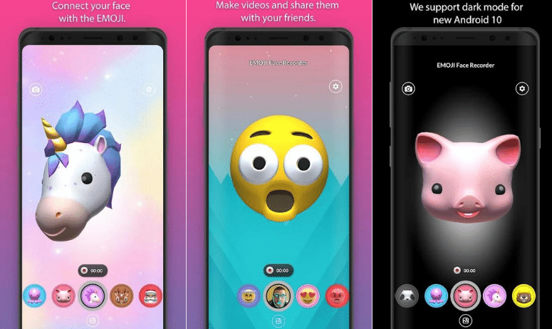 Emoji-Gesichtsrekorder