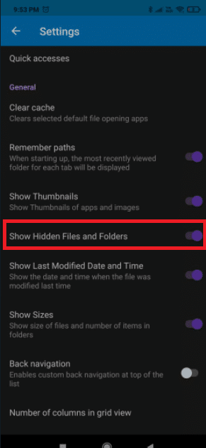 Enable Show hidden files and folders option. How to Cast from Kodi on Android, Windows or MAC PC