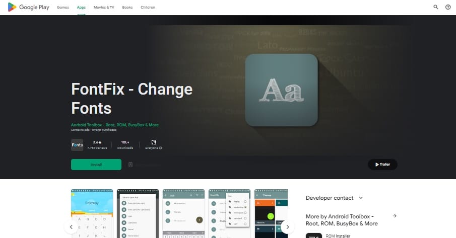 FontFix. 17 najboljših brezplačnih aplikacij za pisave za uporabnike pametnih telefonov Android