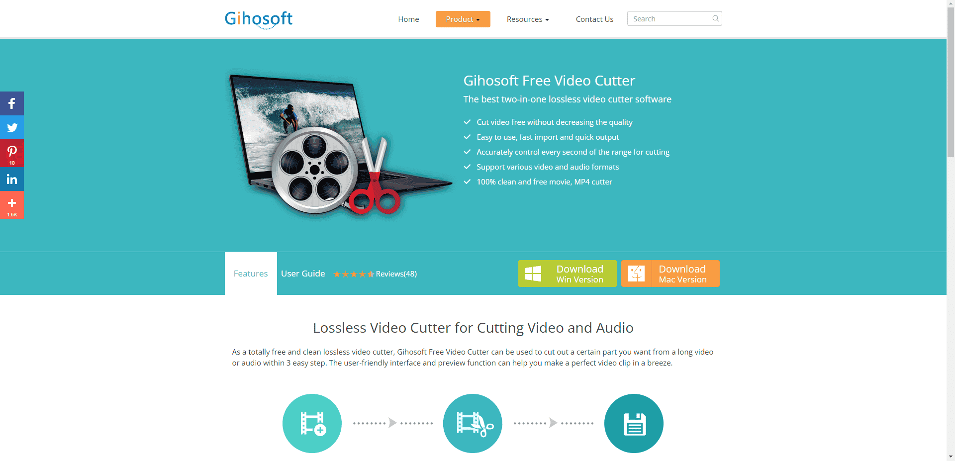 Официальный сайт бесплатной программы для обрезки видео Gihosoft. Лучшие бесплатные приложения для обрезки видео