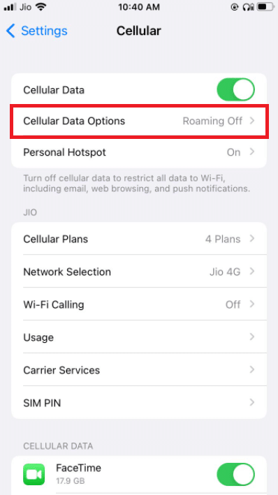 Go to Cellular Data Options. Fix WhatsApp Video Call Not Working on iPhone and Android