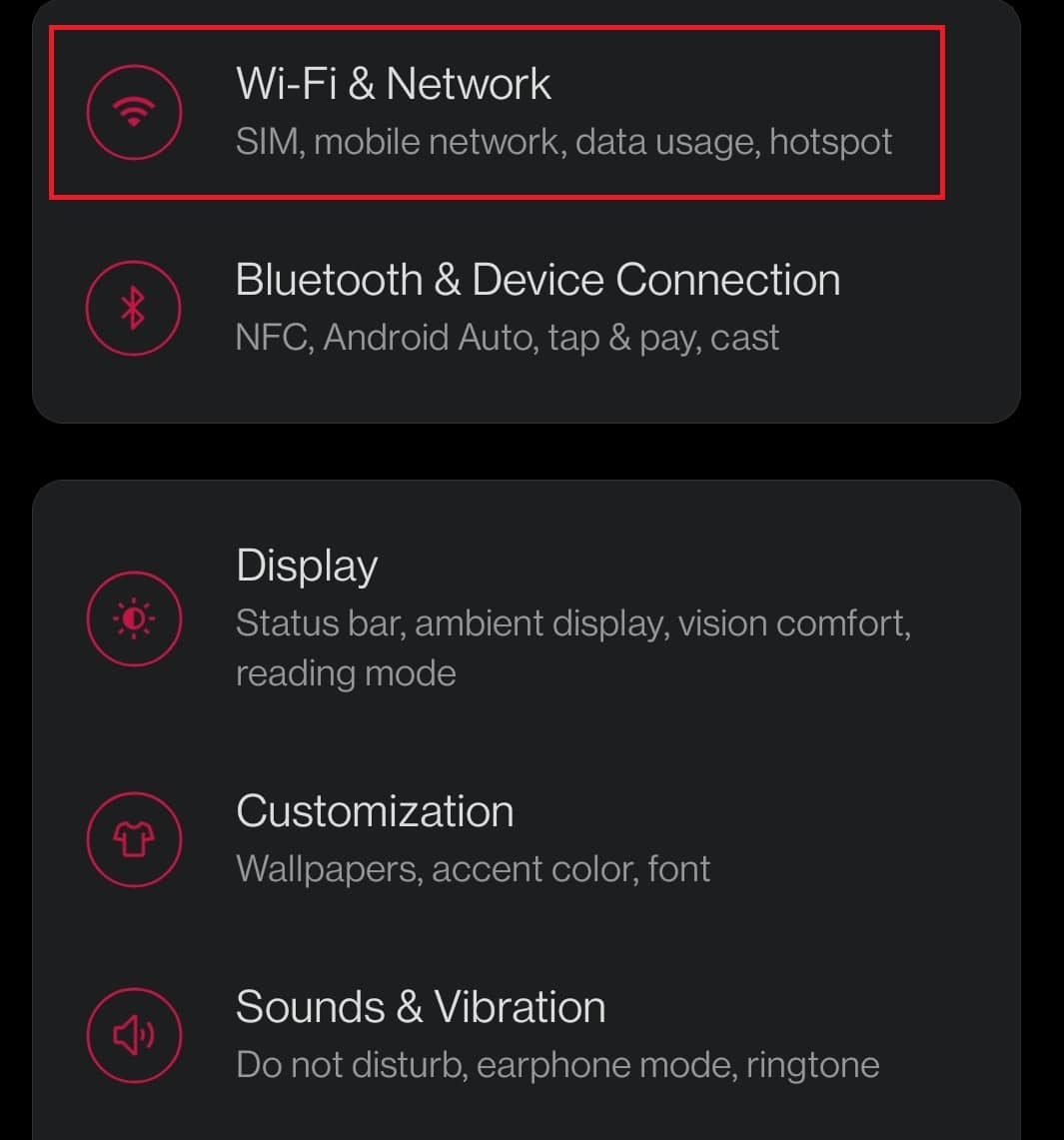 Tryk på indstillingen WiFi og netværk. Sådan opretter du forbindelse til WiFi-netværk ved hjælp af WPS på Android