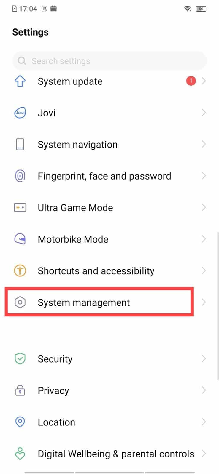 Go to System or System Management | How to Find your Own Phone Number on Android