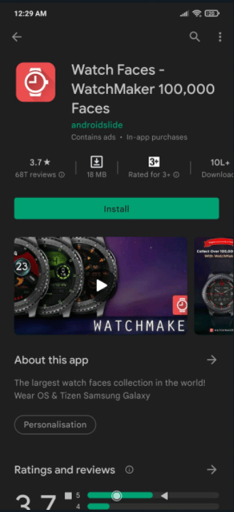 search for Watch Faces and click on Install. How to Get Rolex Smartwatch Face