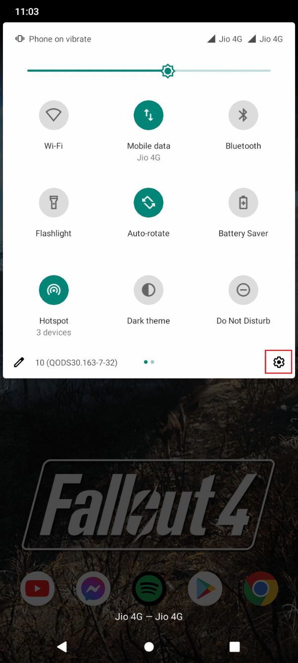 Go to the Settings menu from the quick access menu. Fix SIM Card Not Working on Android