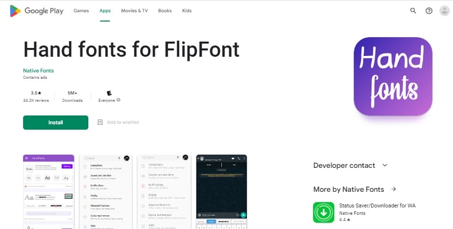 Handschriftarten für FlipFont. Die 17 besten kostenlosen Schriftarten-Apps für Android-Smartphone-Benutzer