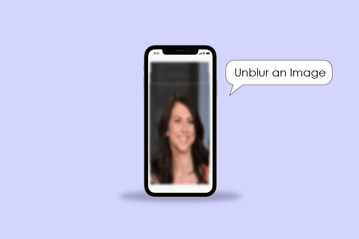 how to unblur an image on iphone