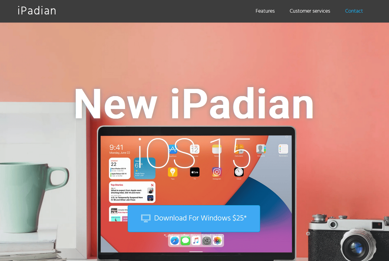 iPadian iOS 15 emulator