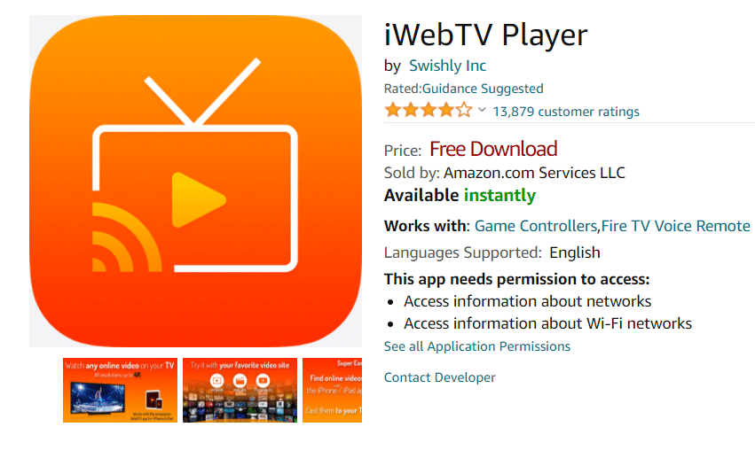 iWebTV player amazon appstore. How to Cast iPhone to Firestick