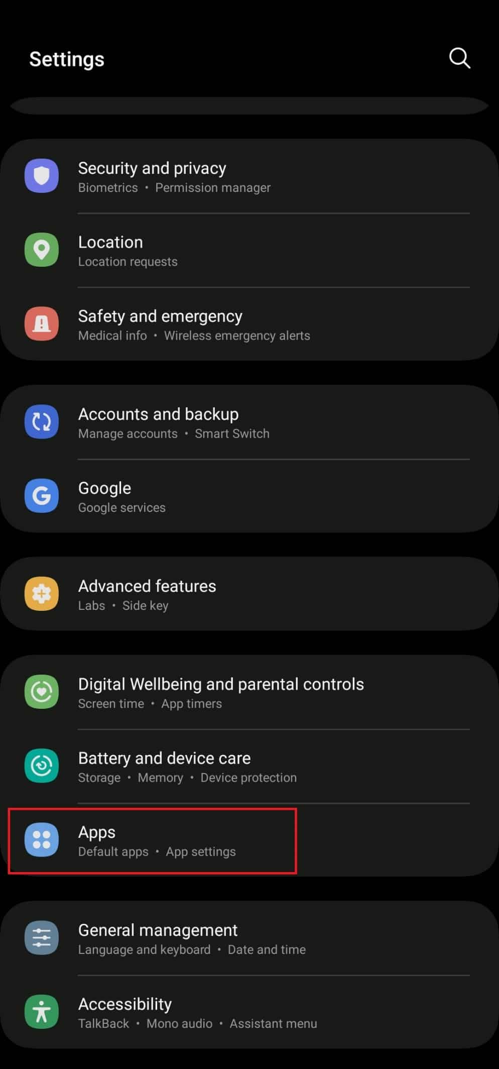 navigate to Apps. How to Change Notification Sounds for Different Apps on Samsung