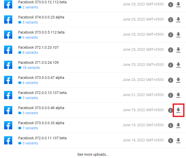 Install Older Version of Facebook App 