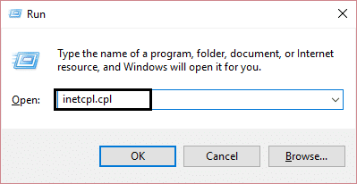 inetcpl.cpl to open internet properties | Fix Error 0X80010108 In Windows 10