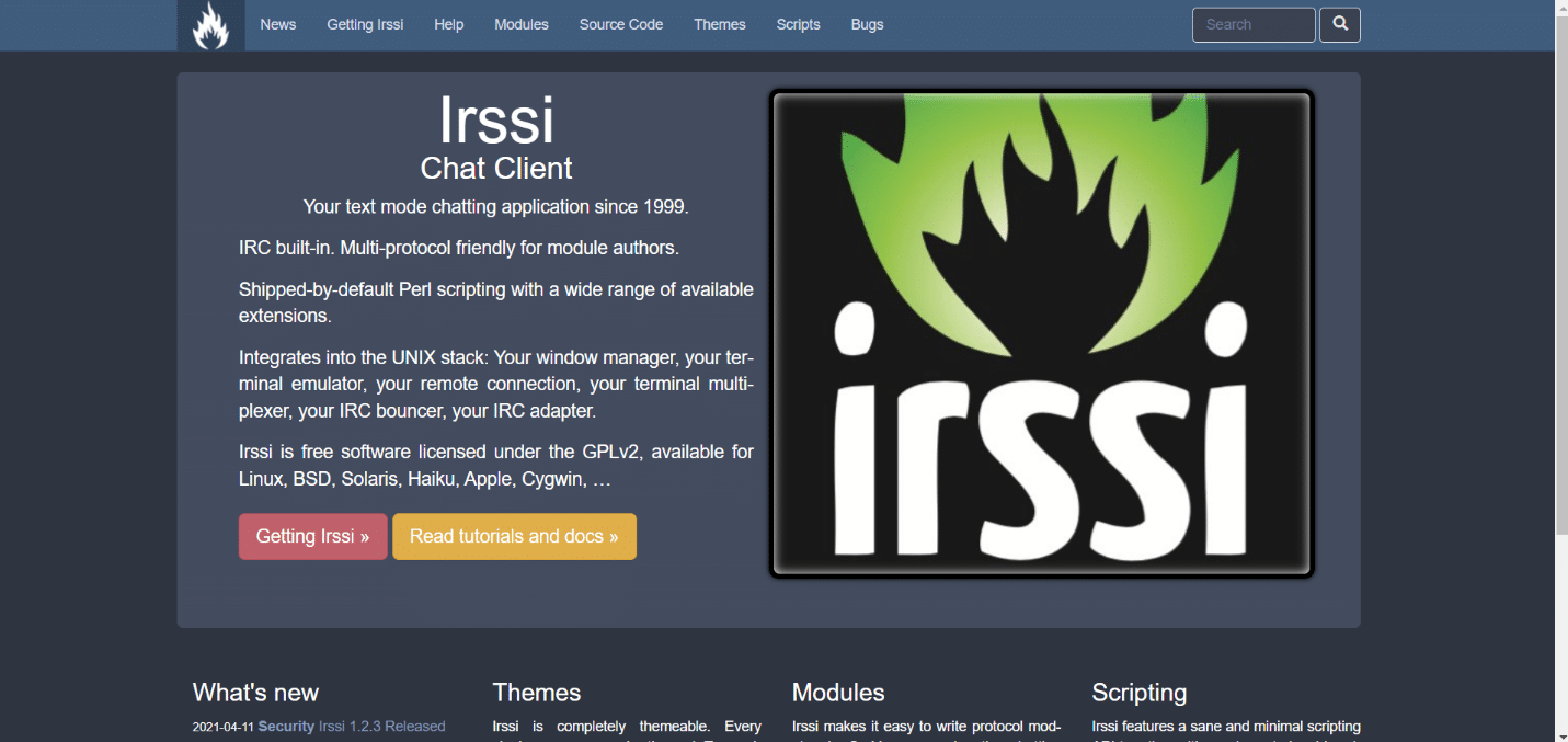 Irssi. 15 Best IRC client for Mac and Linux