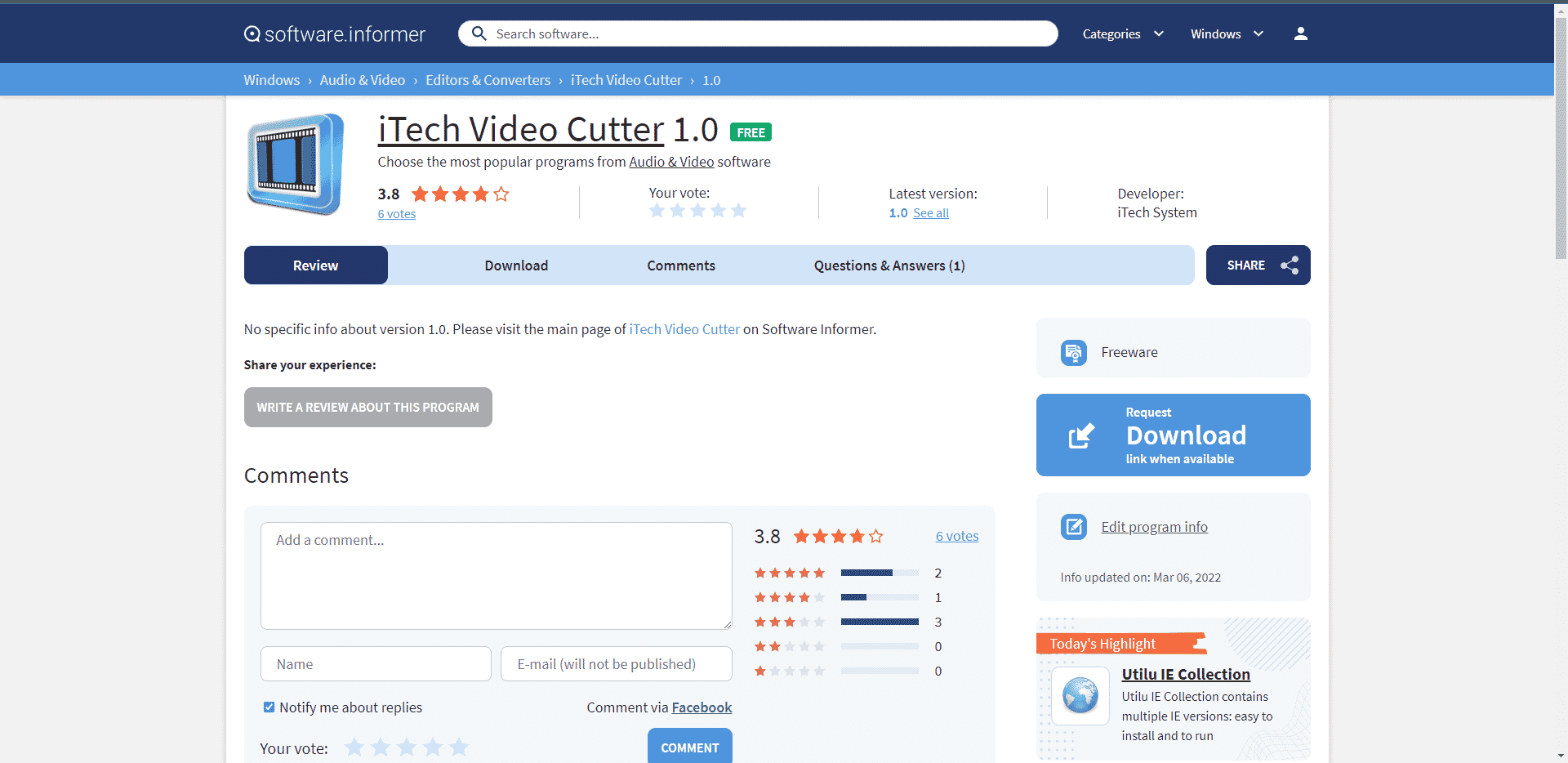 iTech Video cutter official website. Best Free Video Cutter Apps