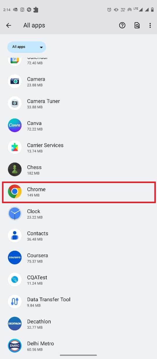 locate and select Chrome. How to Fix Google Chrome Keeps Crashing on Android